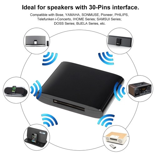 

BT4854 Bluetooth Audio Receiver 30 Pins Plug and Play for Dock Station Digital Music System Compatible with Bose YAMAHA SONMUSE PIONEER JBL PHILIPS SONY Speakers Music System