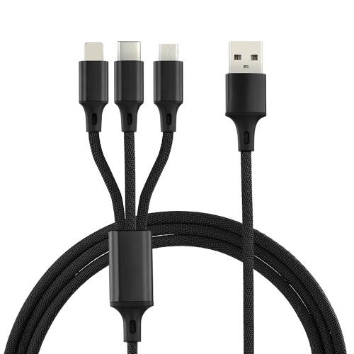 3 IN 1 USB Cable For Mobile Phone Fast Power Cable Power Cord Power Wire