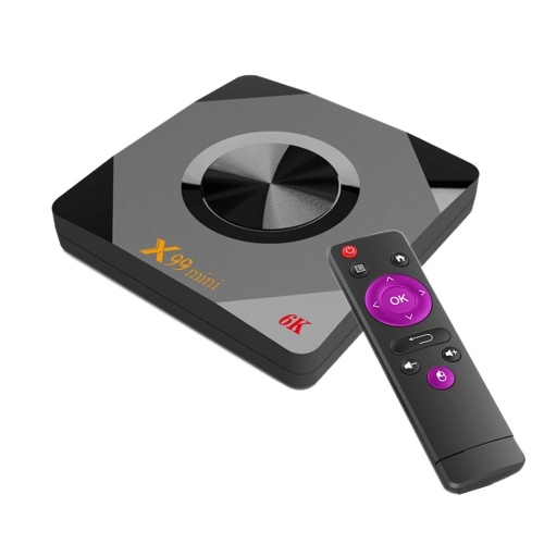 

X99 MINI Smart Android 9.0 TV Box Allwinner H6 Quad Core 64 bits UHD 4K Media Player 4GB / 64GB