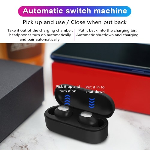 

TWS Q2 Stereo Wireless Headphones Mini Smart Bluetooth 5.0 In-Ear Headset