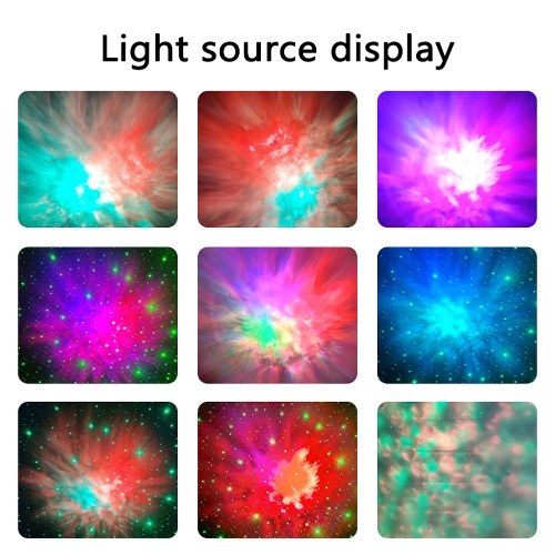 

USB Romantic LED Starry Night Nebula Lamp 3D Star Projector Light for Kids Bedroom Projection Home Planetarium