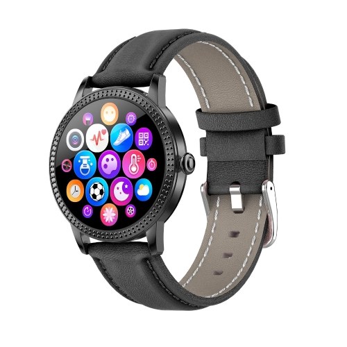 CF18P montre intelligente 1.08 pouces écran TFT IP67 Bracelet étanche Bracelet Sport fréquence cardiaque moniteur de sommeil pression artérielle hommes femmes Fitness Tracker