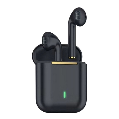 Fone de ouvido sem fio estéreo BT5.0 Mini fone de ouvido binaural com conexão automática e controle de toque Fone de ouvido esportivo à prova d'água com capa de carregamento