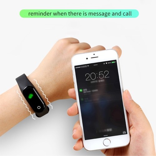 

TFT Touching Screen Smart Bracelets Sports Watch IP67 Waterproof Sleep/Heart Rate/Blood Pressure Monitor Alarm Clock Multiple Sports Mode Call/Sedentary Reminder Wristband Compatible with Android iOS