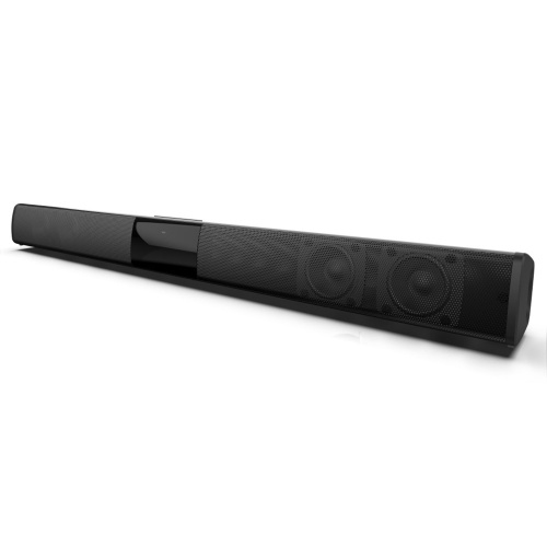 Drahtlose Bluetooth-Lautsprecher BS-28B 20 W Soundbar Heimkino-Soundbar AUX RCA-Eingang TF-Karte Musikwiedergabe FM-Radio TWS-Verbindung mit Fernbedienung USB Wiederaufladbar für TV Latop PC Smartphone