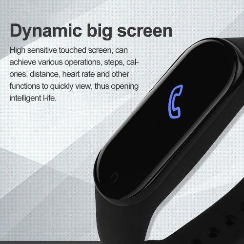M5 Intelligence Wristband Heart Rate Blood-Pressure Detector Wristbands Pedometer Sports Watch Waterproof Fitness Band
M5 Intelligence Wristband Heart Rate Blood-Pressure Detector Wristbands Pedometer Sports Watch Waterproof Fitness Band