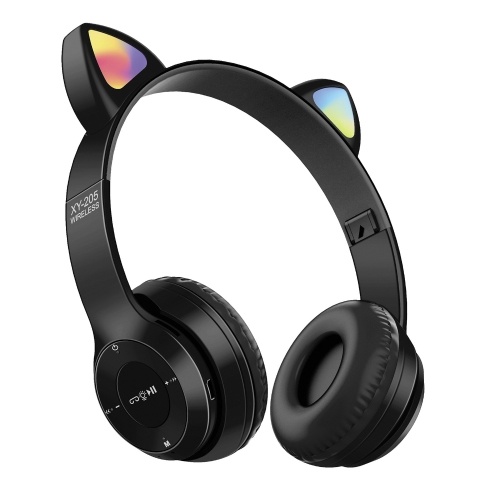 

Wireless Headphones Over Ear Headset with Mic Supports TF Card Memory Card FM Radio Function Multi-functional & Portable Stereo Headphones 3.5mm Jack for Travel Work & Daily