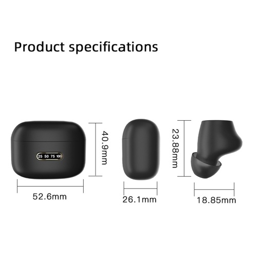 

BT5.0 Earbuds True Wireless Headphones BT Earphone Wireless Headset Noise Isolation Earbuds Fast Pairing In-ear Sports Headset with Mic Charging Box Touch Control