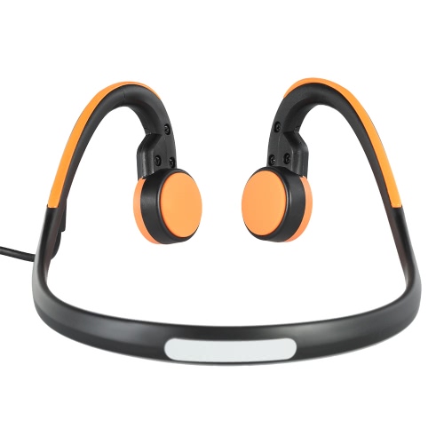 Cuffie per condotta ossea Cuffia auricolare Cuffie sportive esterne Riduzione dei disturbi Hands-free con Mic Nero con verde per telefoni intelligenti Tablet PC Notebook