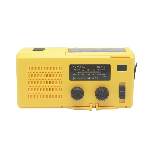 

Portable Hand Crank Radio Multifunctional Outdoor Emergency Speaker with LED Light SOS Light and AM FM