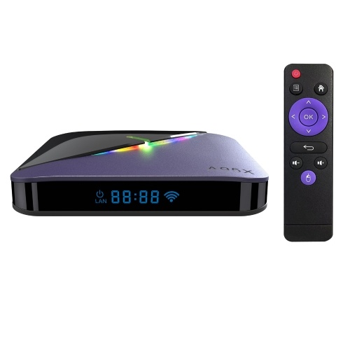 A95X F3 Air II Android 11.0 Smart TV Box Amlogic S905W2 UHD 4K Медиаплеер 2.4G/5G Двухдиапазонный WiFi BT5.0 AV1 VP9 H.265 Декодирование Пульт дистанционного управления