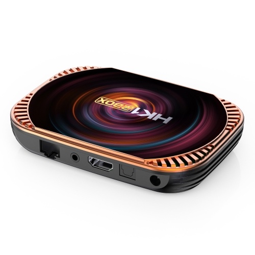 

HK1 RBOX X4 Android 11.0 Smart TV Box UHD 4K Медиаплеер Amlogic S905X4 H.265 VP9 Декодирование 8K 2.4G/5G WiFi 1000M LAN с дистанционным управлением