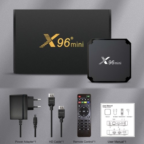 

X96mini Android 11.0 Smart TV Box Amlogic S905W2 UHD 4K Медиаплеер 2,4G/5,0G Двухдиапазонный Wi-Fi AV1 VP9 Декодирование H.265 с пультом дистанционного управления