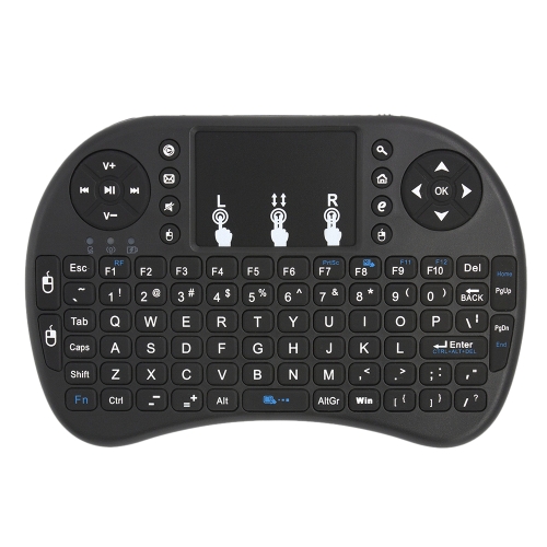 Tastiera QWERTY wireless 2.4GHz nera