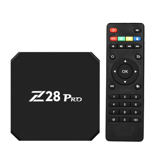 Z28 PRO Smart Android 7.1 TV Box RK3328 Quad Core 64-бит UHD 4K VP9 H.265 USB3.0 2GB / 16GB Мини-ПК WiFi LAN HD Media Player EU Plug