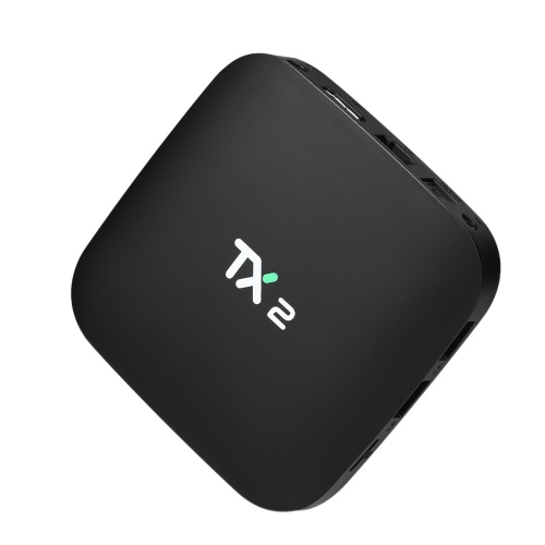 

TX2 Smart Android TV Box Android 6.0 Rockchip RK3229 Quad Core UHD 4K VP9 H.265 Mini PC 1GB / 16GB DLNA WiFi LAN HD Media Player EU Plug