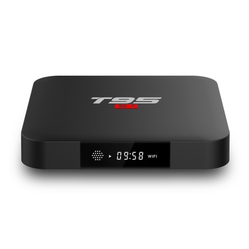 

T95 S1 Android 7.1 TV Box Amlogic S905W Smart TV Set Top Box Voice Remote Control Quad Core H.265 1GB / 8GB 2.4G WiFi 100M LAN HD Media Player LED Display