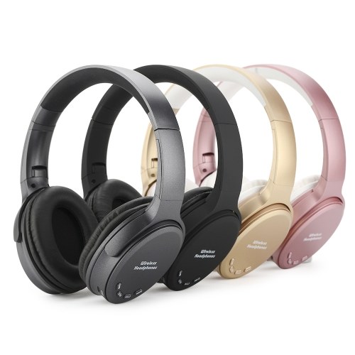 

Bluetooth 5.0 On Ear Headphones with Mic Portable Foldable Headset Stereo Bass Earphones Adjustable Headband TF Card Slot AUX IN FM Radio