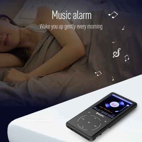 

RUIZU D16 HiFi MP3 Player 8G/16G Storage 2.4 inches HD Color Screen Touch Button FM Radio E-Book Clock Video BT MP3 Music Player