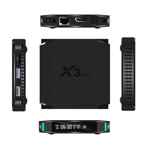 X3mini Android 9 0 Smart Tv Box 8k Decoding Uhd 4k 60fps Media Player Amlogic S905x3 4gb 32gb Buy At The Price Of 47 99 In Tomtop Com Imall Com