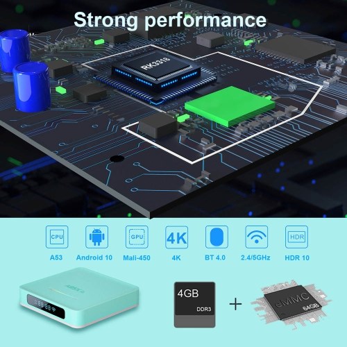 

A95X R5 Smart TV Box Android 10.0 UHD 4K Media Player