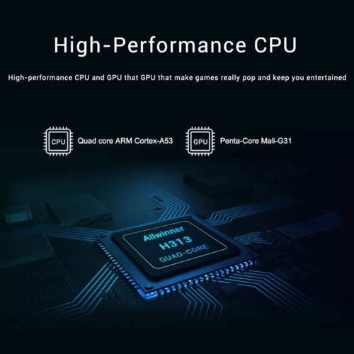 

X88 PRO T Android 10.0 Smart TV Box UHD 4K Media Player Allwinner H313 Quad-core H.265 VP9 2.4G/5G Dual-band WiFi 100M LAN 2GB+16GB with Remote Control