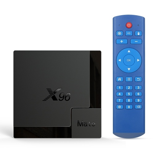 

X96 Mate Android 10.0 Smart TV Box Allwinner H616 Quad-core UHD 4K Media Player HDR H.265 VP9 4GB / 64GB 2.4G & 5G WiFi BT5.0 100M LAN LCD Display Remote Control