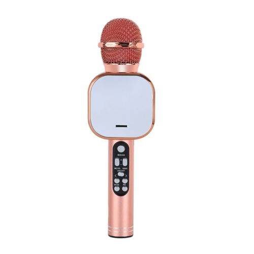 

Wireless Microphone 3 In 1 Portable Handheld Mic Speaker Adjustable Volume LED Lights Home Party Birthday BT Microphone USB Rechargeable for Smartphones PC