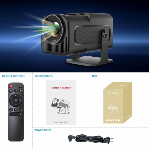 HD 1080P 300 Lumen Projector Business Office Dormitory Available Diffuse Imaging Projector  Hard 4K Support AV1 180-Degree Rotation Support Automatic Correction 