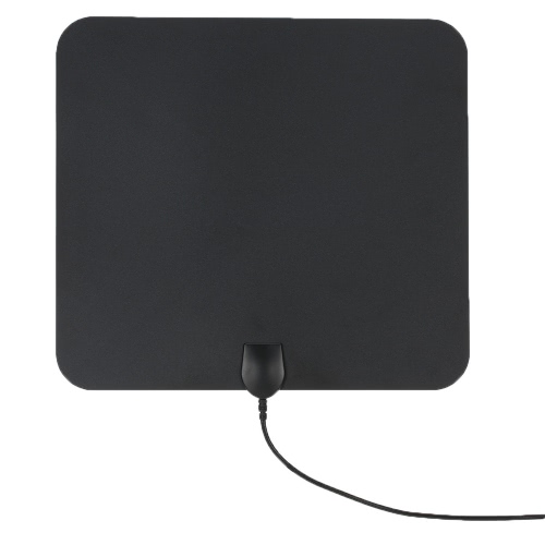 Flat HD TV Amplified Digital Indoor Antenna High Gain HDTV 50 Miles Range