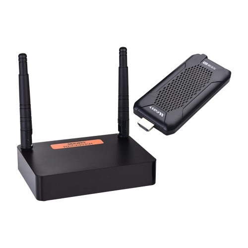 

MEASY AC 100-240 V Wirelessly High Definition Multimedia Interface Transimitter and Receiver IR Extender Kit Set Through Wall 100M / 330FTfor Home Daily Use