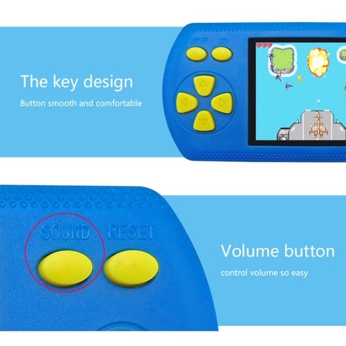 2.2-inch Color Screen Handheld Games Console Retro Game Player 200 Classic Games 16 Bit 