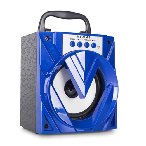 

MS-245BT Wireless Speaker Мультимедийный проигрыватель 3,5 мм аудио BT-динамик с TF / USB / FM-радио для телефонов Таблетки и друг