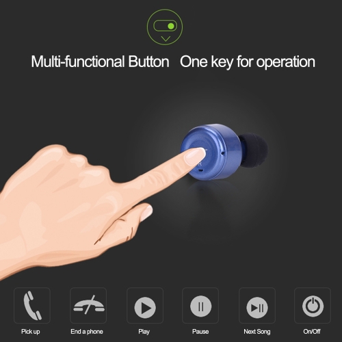 X3T TWS True Wireless Bluetooth 4.2 Earphone
