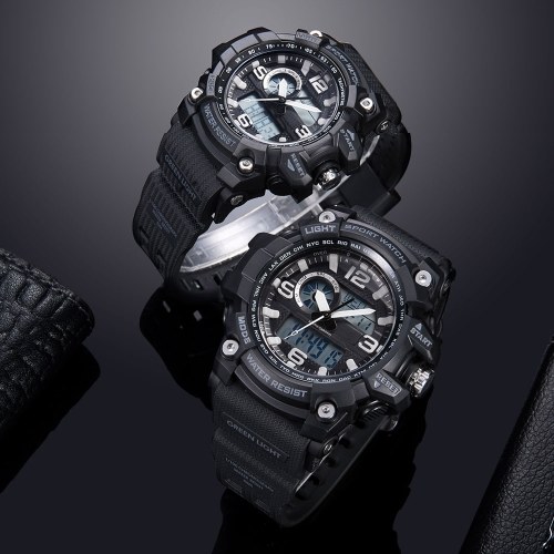 

Xiaomi TwentySeventeen Outdoor Dual Display Electronic Watch Dial Dual Time Display Calendar Countdown 50 Meters Waterproof Outdoor Sport Digital Watch