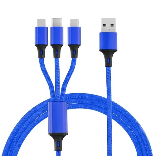 

3 IN 1 USB Cable For Mobile Phone Fast Power Cable Power Cord Power Wire