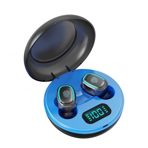 

Настоящие беспроводные наушники Bluetooth 5.0 Mini TWS Earbuds Спортивная гарнитура с защитой от пота Наушники-вкладыши с микрофоном Чехол для зарядки Аккумулятор Цифровой дисплей