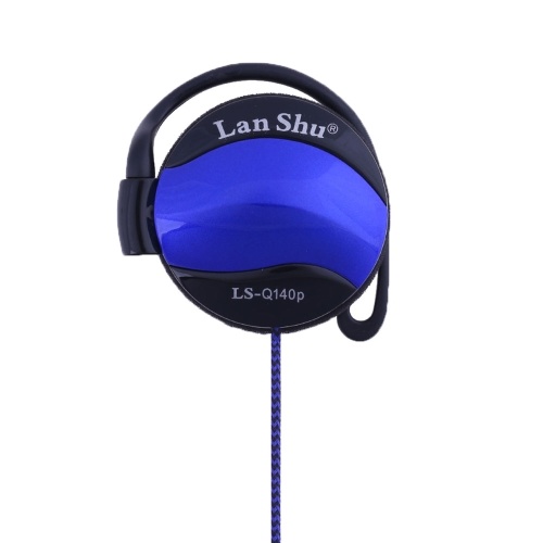 

LS-Q140P Sport Headphone 3.5mm Ear-Hook Headset Line Control Earphone Earpiece with Mic for Phone