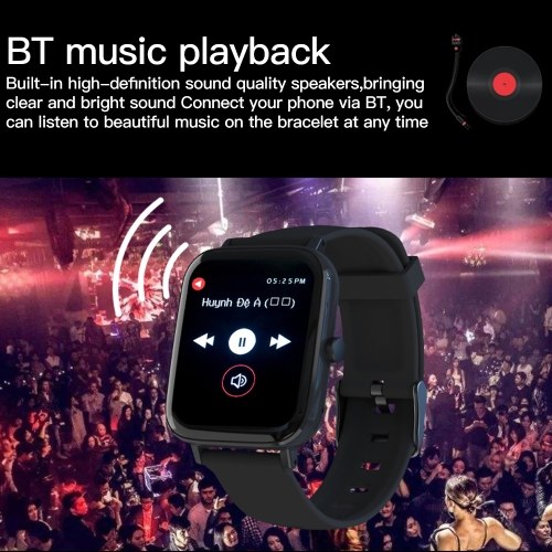 

GT168 Intelligent Watch Multi-function Heart Rate Monitoring IP67 Waterproof Sports Tracker (Pink)
