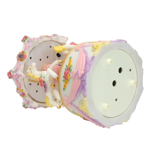 

Carousel Music Box with Projection LED Light Music Case Luminous Children Toy Decor Christmas Festival Presents Birthday Gifts