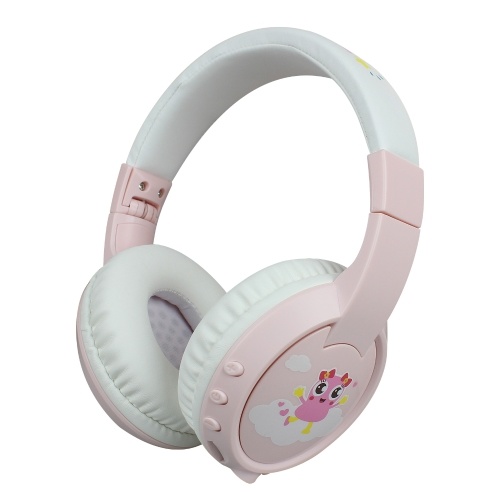 Bluetooth-Kopfhörer für Kinder Drahtloser Kopfhörer Integriertes Mikrofon-Over-Ear-Headset mit 85 dB Volumenbegrenzter Hörunterstützung TF-Karte für Kinder zum Lernen / Unterhalten