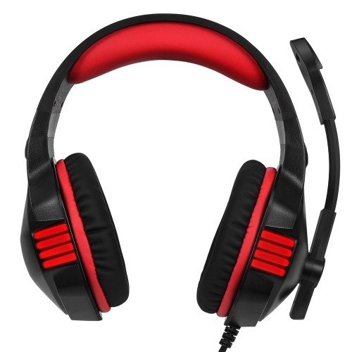 V3 3.5mm Wired Gaming Headset Noise Canceling E-Sports Earphone Over Ear Headphones 50mm Dynamic Coil Speaker Automatic Noise Reduction 3.5mm + USB Interface for Computer Laptop Mobile Phone 