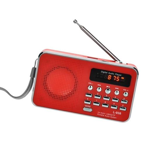 Mini radio FM digital portátil L-938