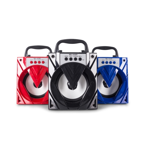 

MS-245BT Wireless Speaker Multimedia Music Player 3.5mm Audio BT Speaker with TF/USB/FM Radio for Phones Tablets and other BT-enab
