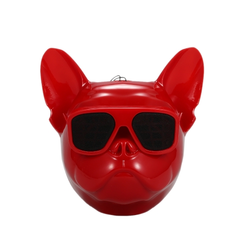Unique Design Personalized Wireless Bulldog Speaker Perfect Sound Stylish Decoration BT Stereo-speaker with Hang Rope USB Disk Portable Power