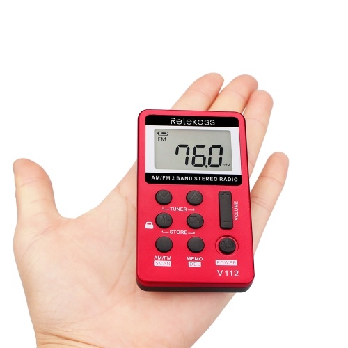 

TIVDIO V-112 Portable AM / FM Stereo Radio w/ Earphone