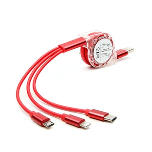 

3 in 1 USB Charging Cable Cord for Smart Phones and iPad 1m
