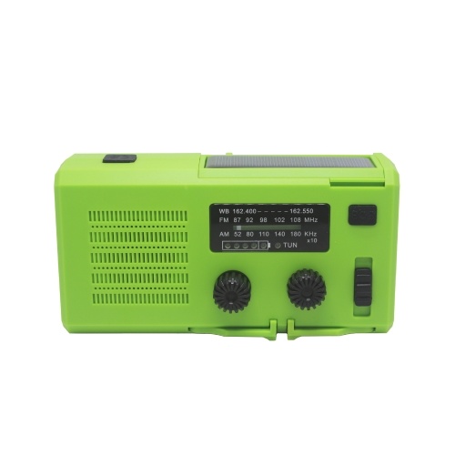 

Portable Hand Crank Radio Multifunctional Outdoor Emergency Speaker with LED Light SOS Light and AM FM