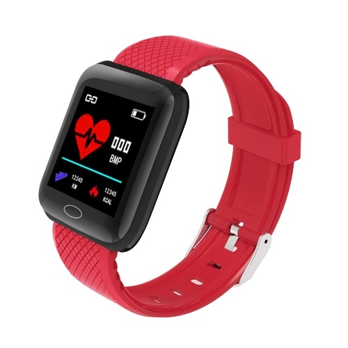 116plus 1.3in Intelligent Watches Heart Rate Monitoring Watch Sports Watches Wristband Waterproof Smartwatch