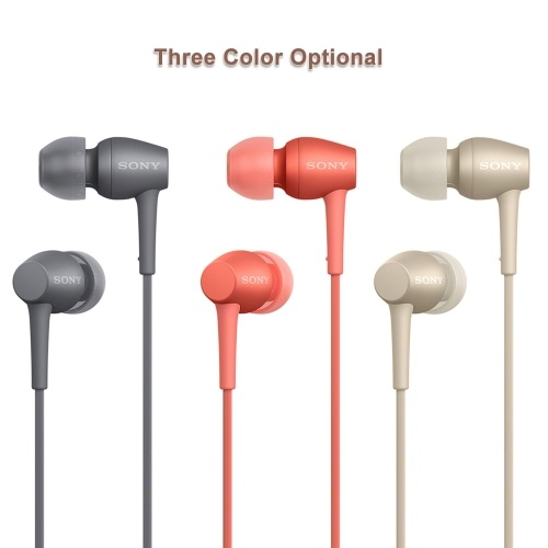 

SONY IER-H500A In-ear Headphones 3.5mm Wired Earbuds Stereo Music Earphone Smart Phone Headset Hands-free with Mic In-line Control